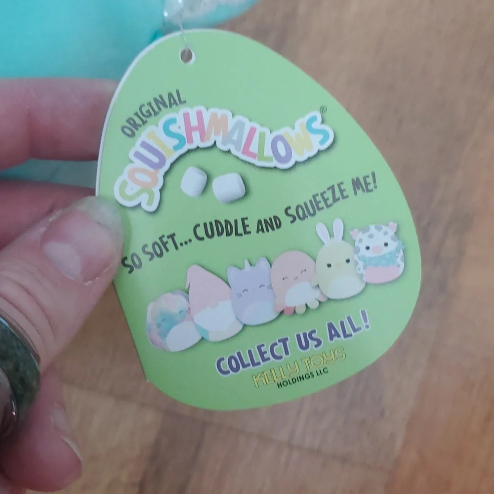 Squishmallows NWT Miley The Sleeping Llama In Teal‎ Size 8